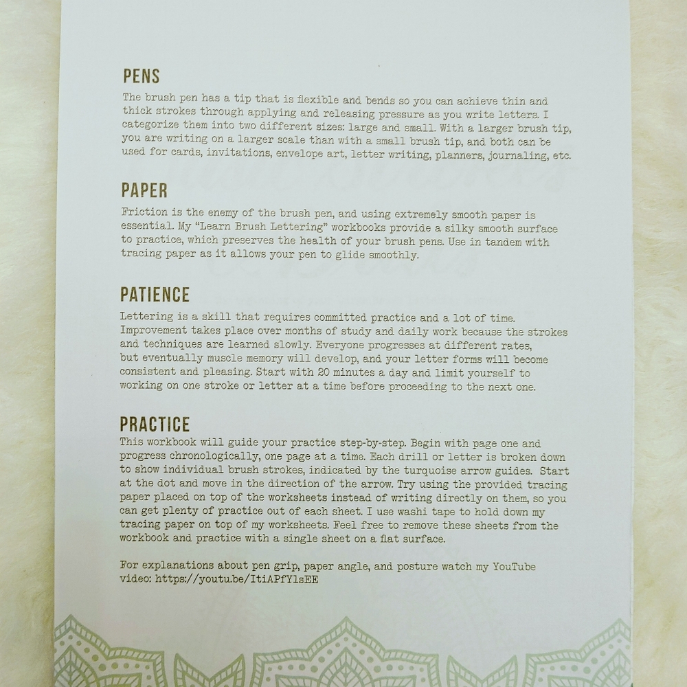 Kelly Creates Large Brush Lettering Learning Book - Picture 4 of 6